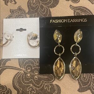 Bundle Gold Fashion Earrings